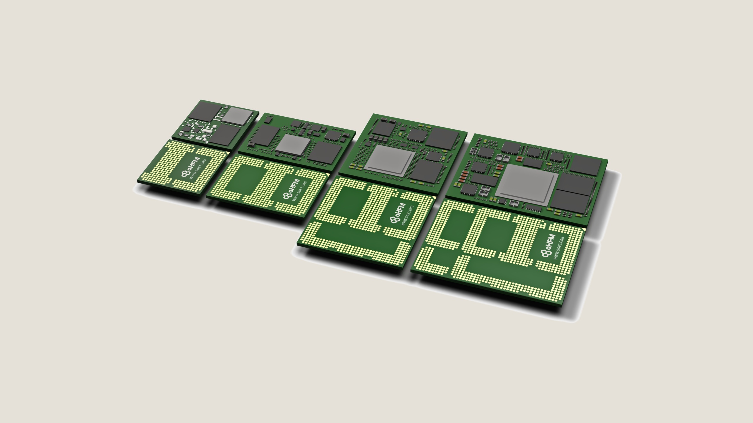 oHFM BGA 3D 渲染